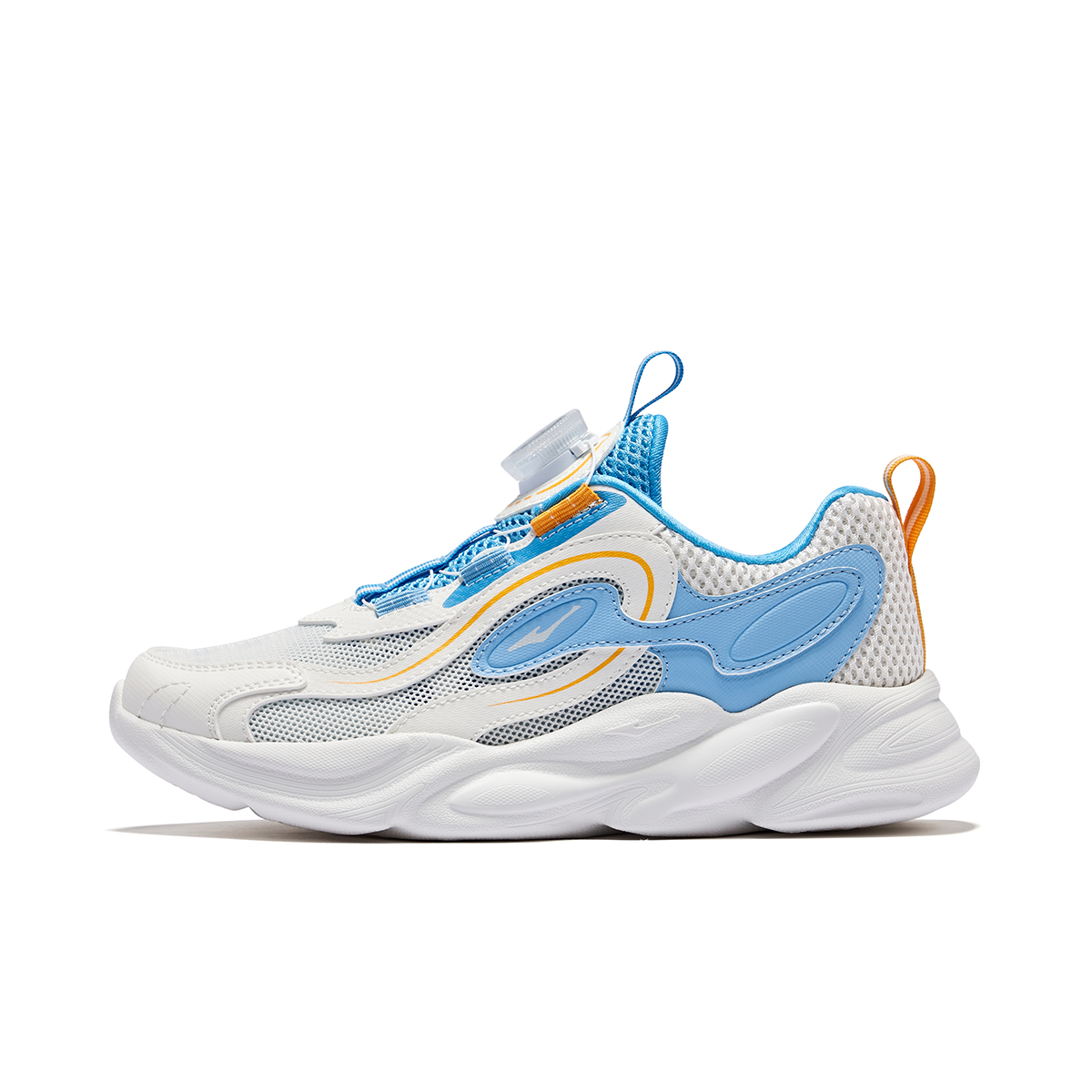 

Derivation 3 нескользящая амортизация, дышащая, легкая амортизация низкие повседневные кроссовки kids' ERKE KIDS, белый/синий