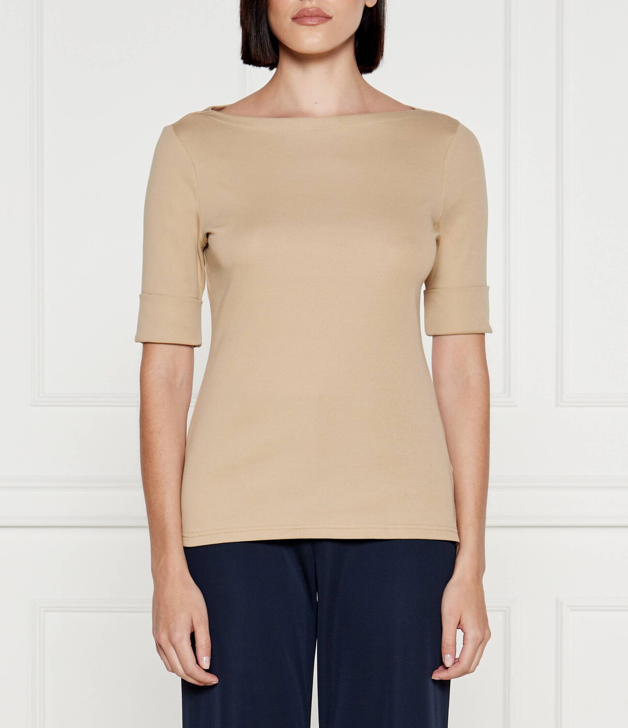 

Блуза LAUREN RALPH LAUREN Regular Fit, бежевый