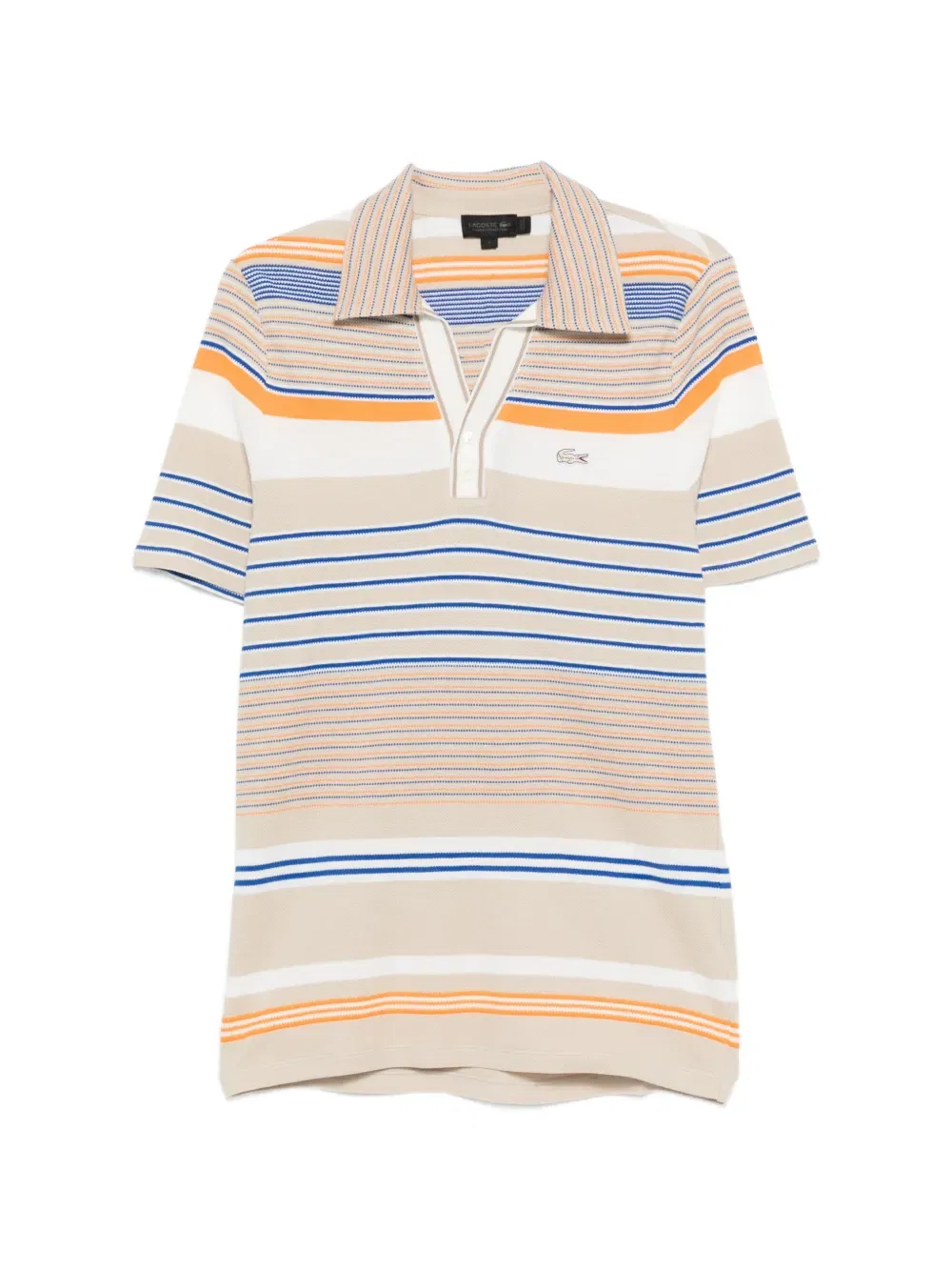 Полосатая рубашка поло Lacoste, нейтральный