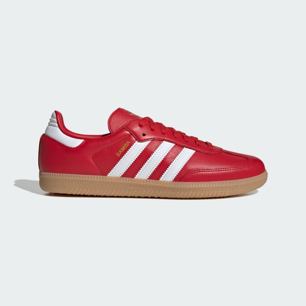 

Кроссовки Adidas Samba OG Shoes, цвет Better Scarlet/Cloud White/Gum