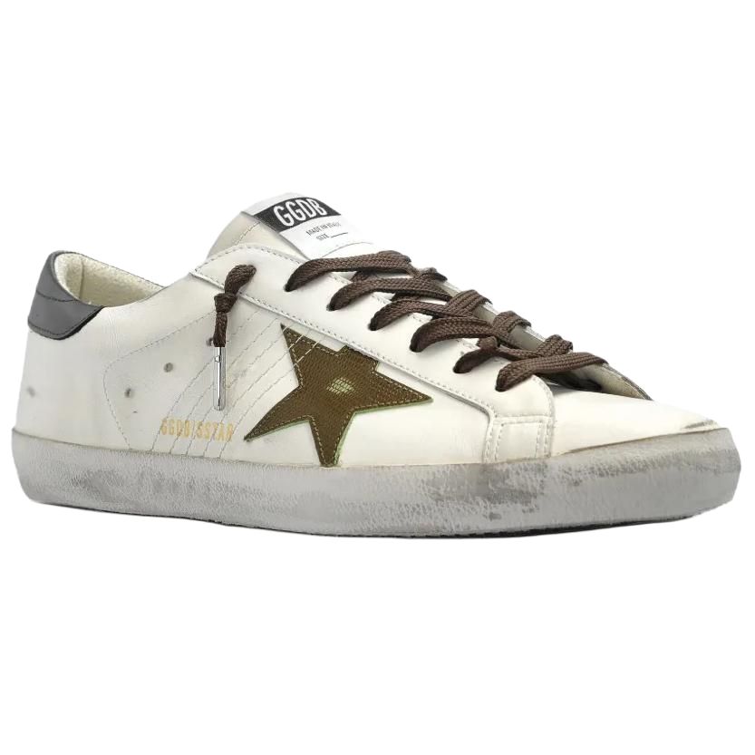 Golden Goose Кроссовки для скейтбординга Super Star Super Star Low top мужские белые — фото 4