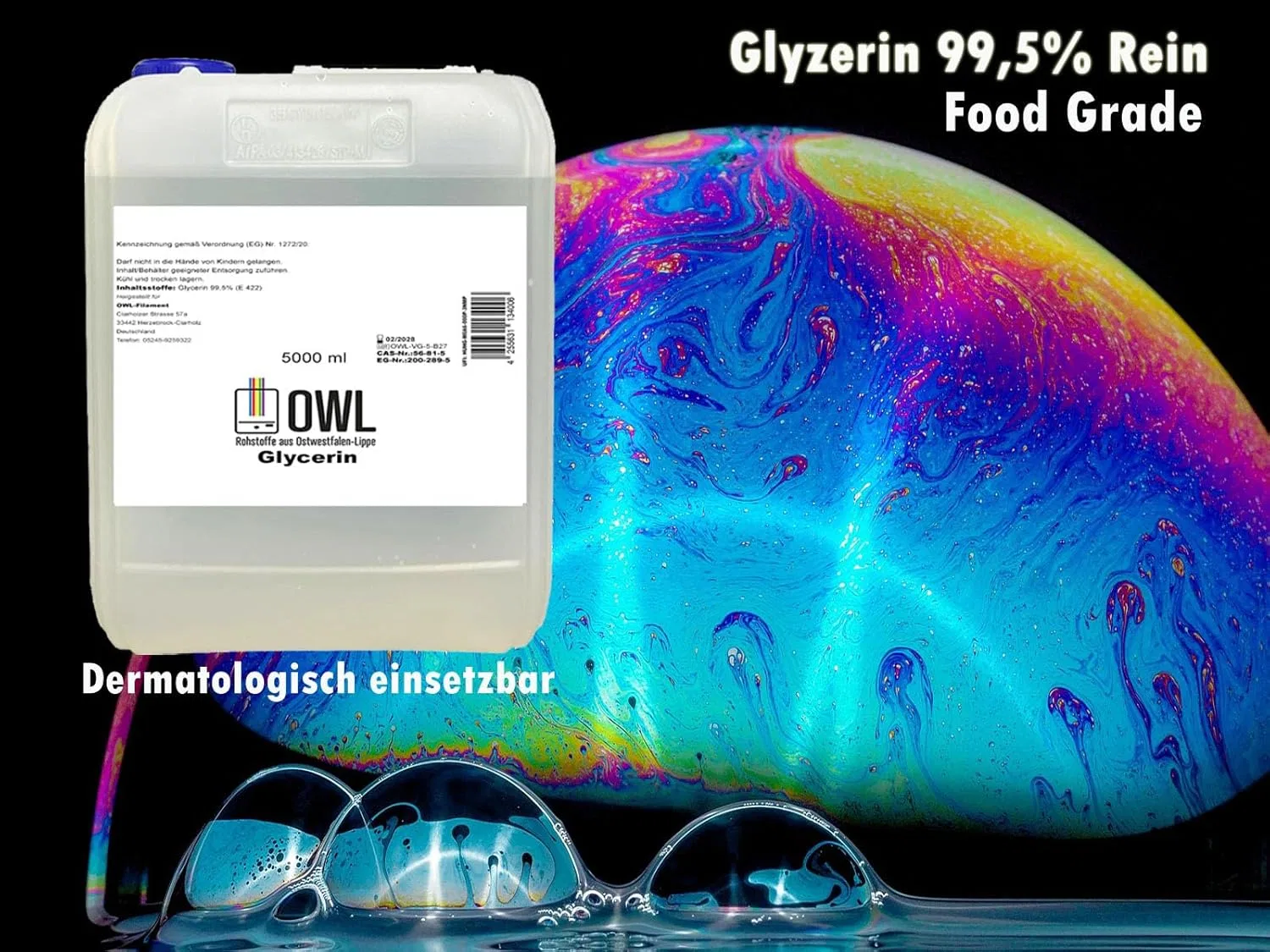 Растительный глицерин 99.5% чистый, 5 литров Antivir On — фото 2