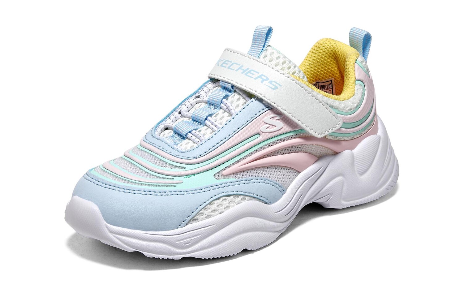 Кроссовки Skechers Girls Kids Lifestyle Shoes GS Low-top White, белый — фото 3
