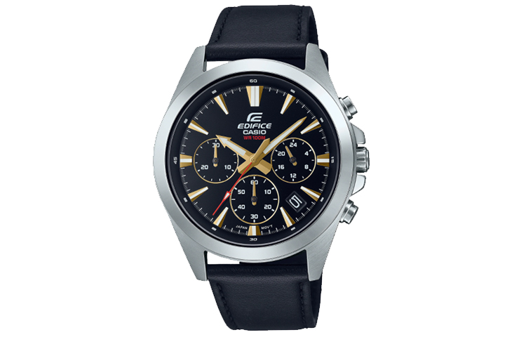 

CASIO Часы Men EDIFICE Black Watch EFV-630L-1, Black Dial