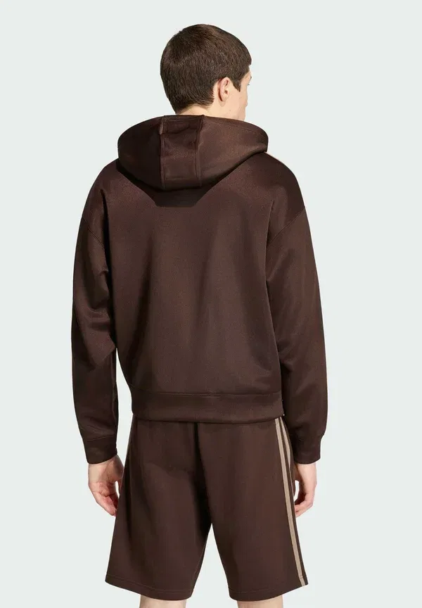 Толстовка Adidas adicolor spacer oversized hoodie zip up sweatshirt Adidas Originals, кофе — фото 2