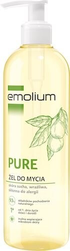 

ОЧИЩАЮЩИЙ ГЕЛЬ ДЛЯ СУХОЙ КОЖИ 400мл от 1д EMOLIUM PURE
