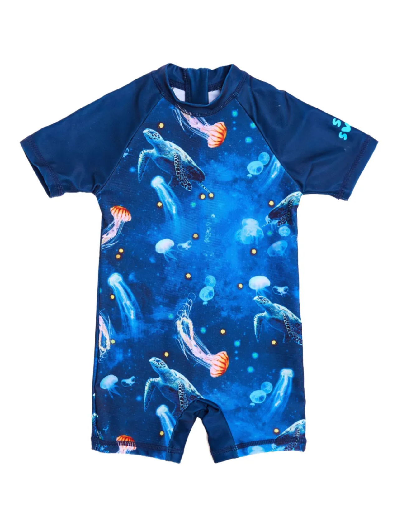 

SOLISWIM KIDS купальник с принтом «медуза и черепаха», синий