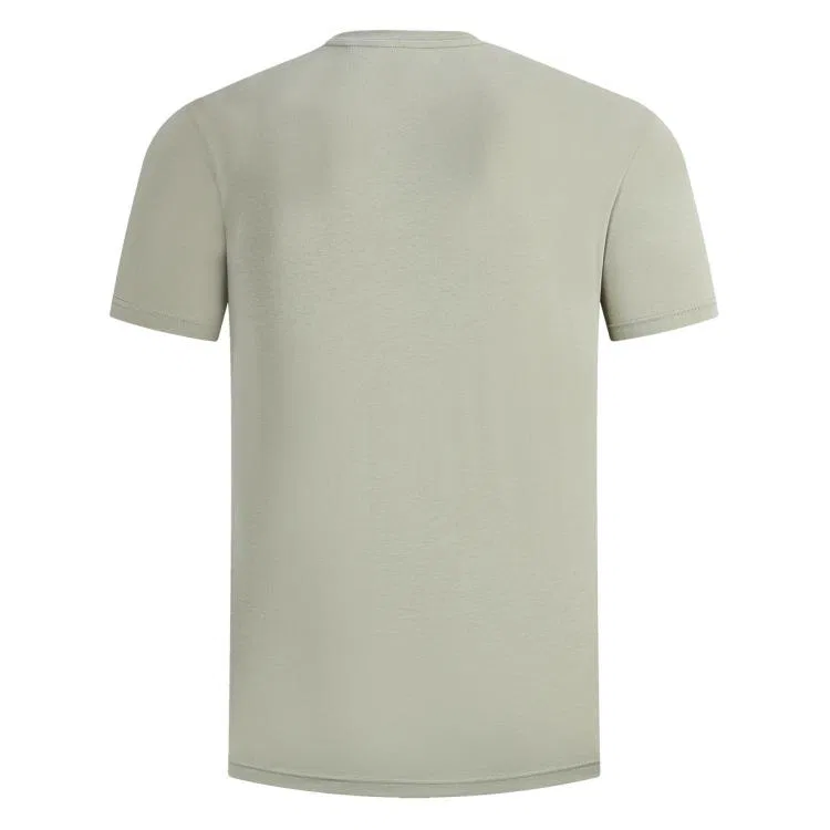 Футболка унисекс light green, круглая горловина, прямой крой EMPORIO ARMANI — фото 4
