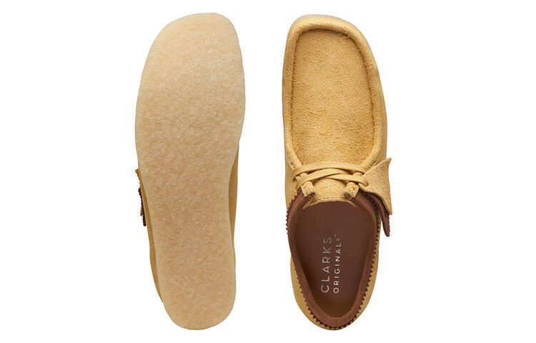 Кроссовки мужские Lifestyle Shoes Men Low-Top Yellow Clarks — фото 4