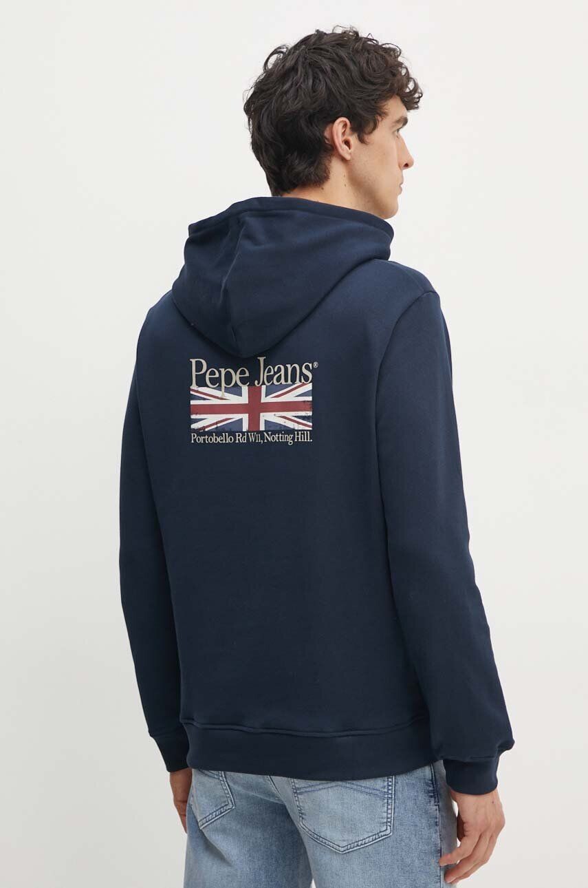 

Хлопковая толстовка Pepe Jeans SEDRIC P, темно-синий