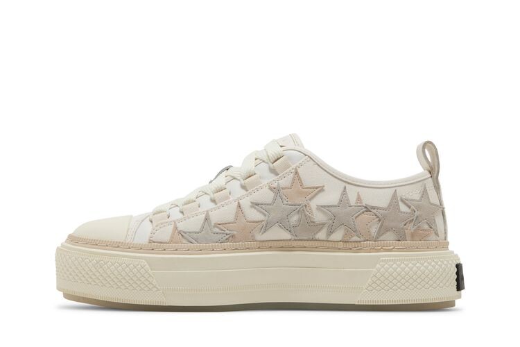 Кроссовки Amiri Wmns Stars Court Low Cream, кремовый — фото 3