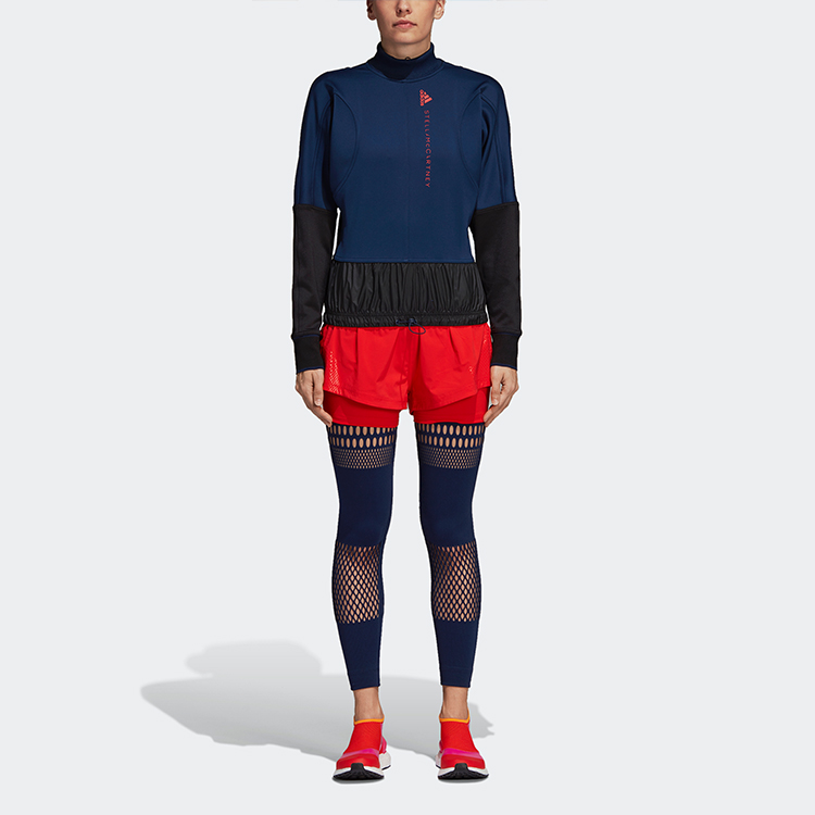Stella McCartney X Стелла Маккартни Совместная серия Спортивные брюки Женские Тёмный индиго Adidas — фото 4