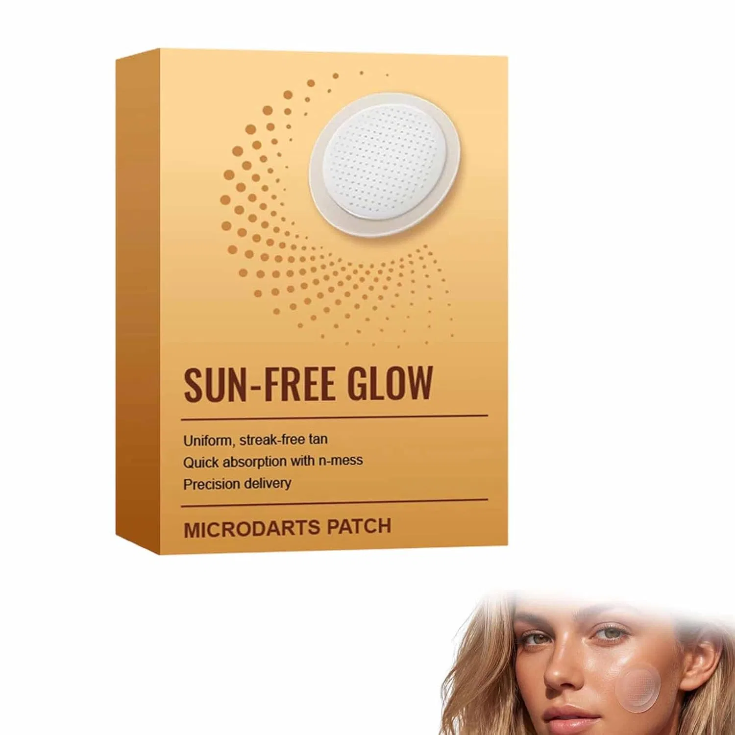 Патчи для автозагара Sun Free Glow с микроиглами Generic, 1Pc