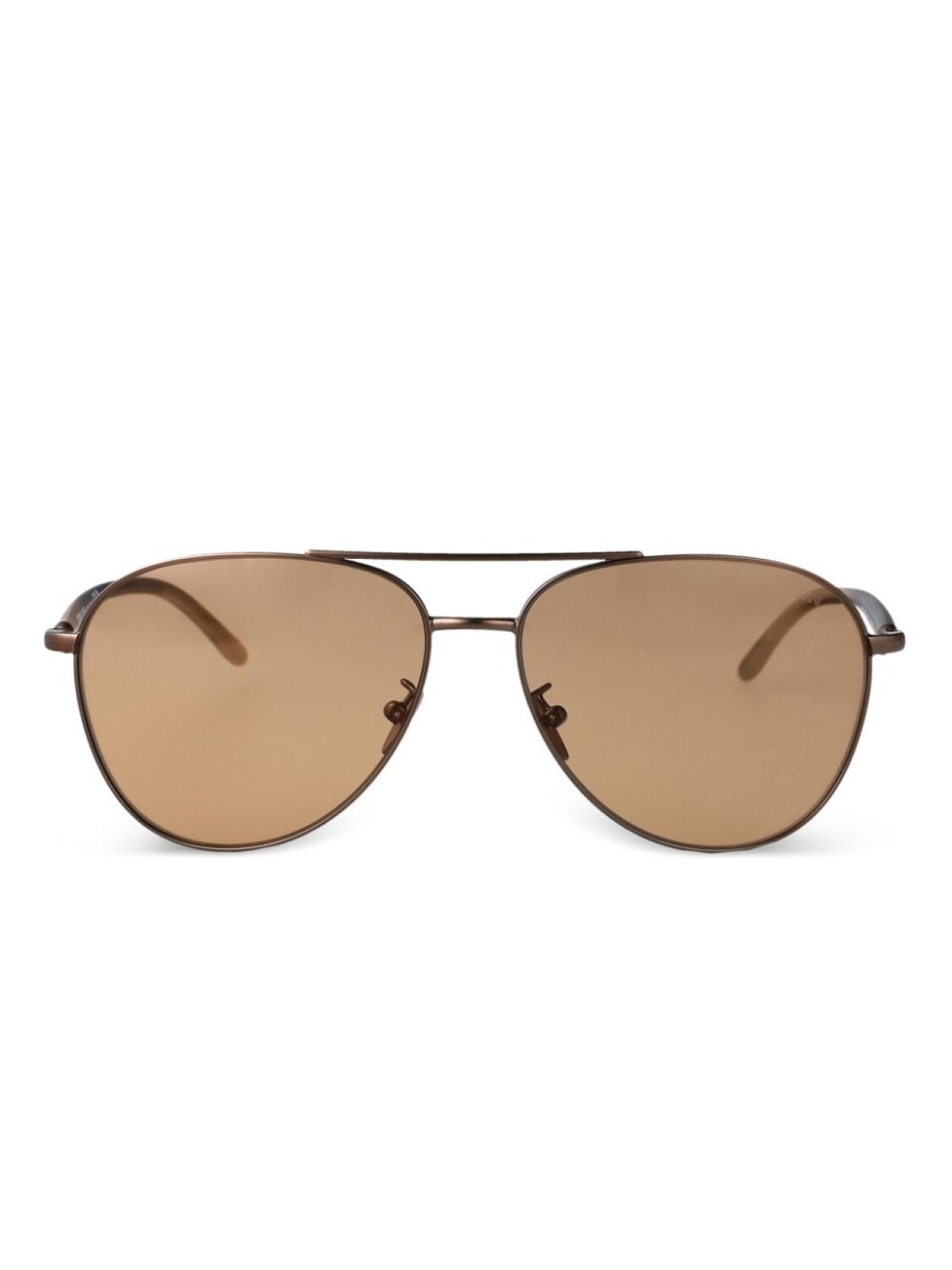 

Giorgio Armani солнцезащитные очки-навигаторы, коричневый