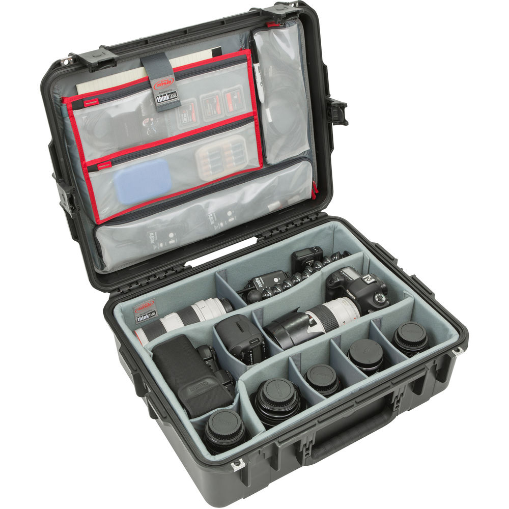 

Кейс SKB iSeries 2217-8 с разделителями для фотографий Think Tank и органайзером на крышке (черный)