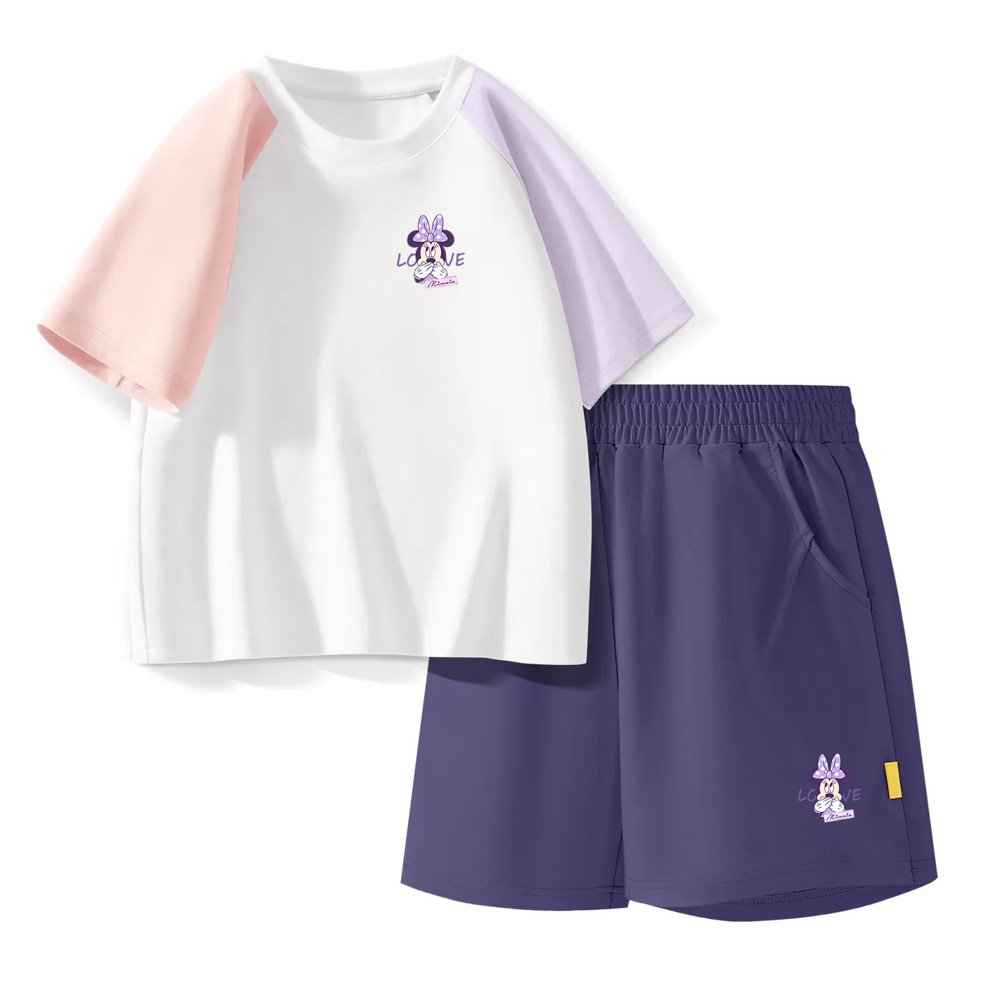 Детский спортивный костюм Casual Sportswear 2 Piece Set Disney, Dior K Pink Purple+Dior K_Bottom Right Plum Purple