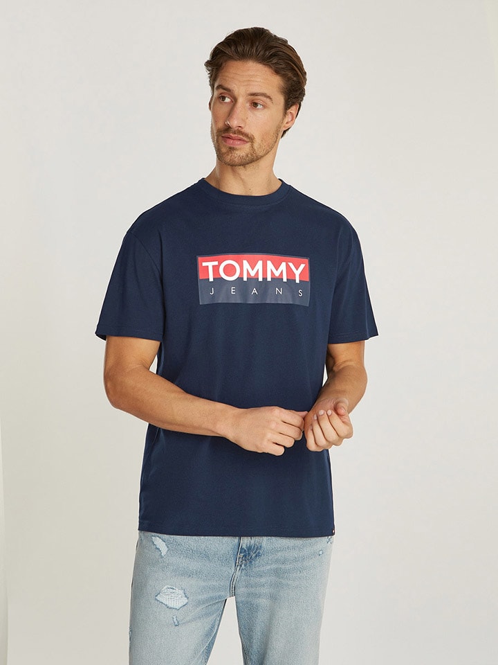 

Футболка TOMMY JEANS, темно-синий