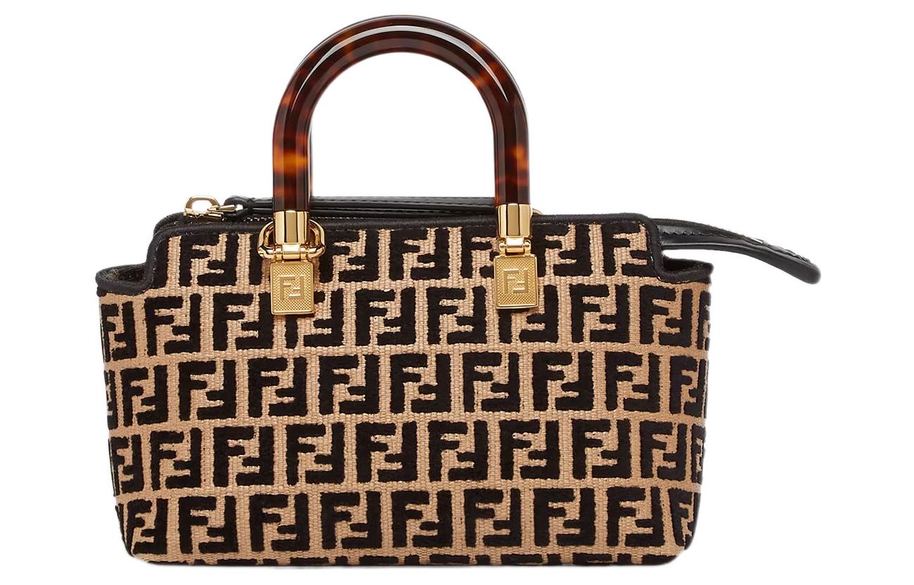 

Сумка by the way series raffia бостон, сумка через плечо, кроссбоди, мини женская FENDI