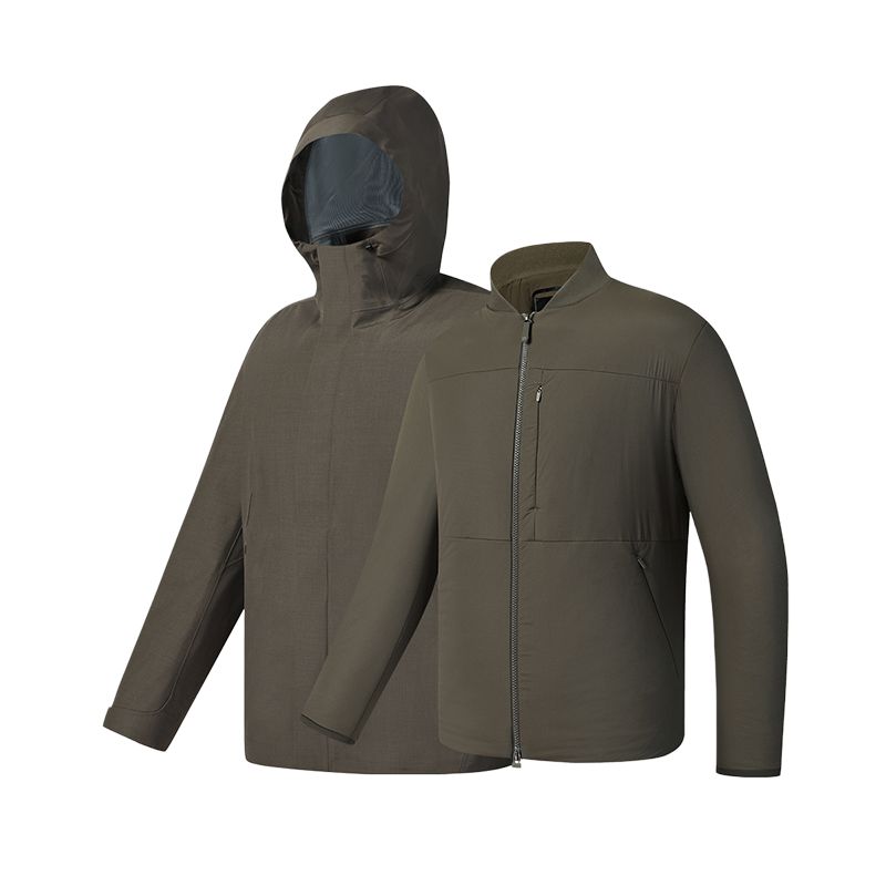 

Куртка из коллекции Golf, мужской комплект из двух предметов FILA, caramel коричневый