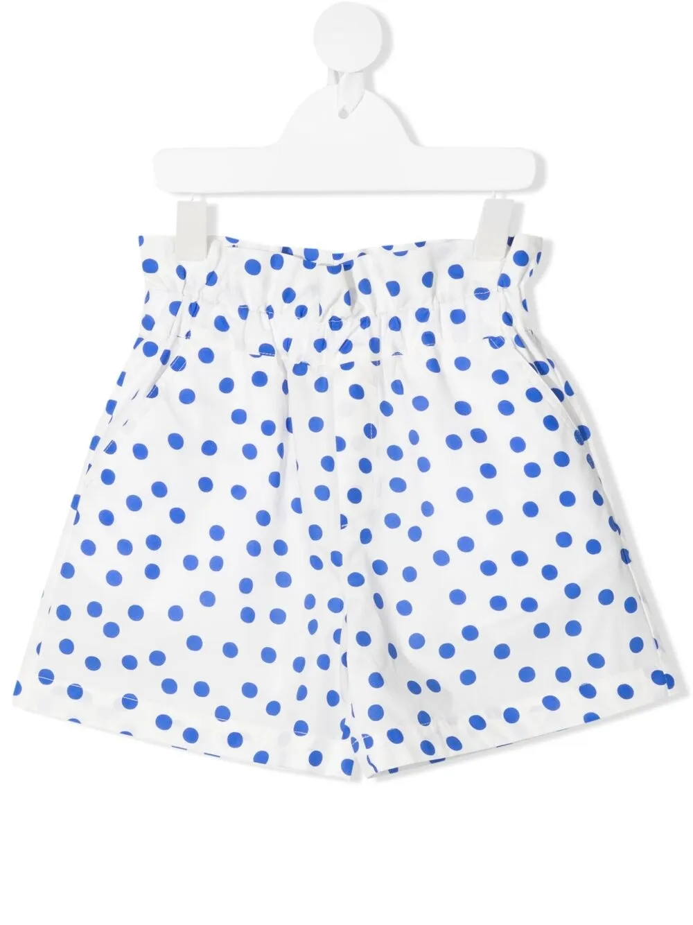

Шорты в горох с завышенной талией Philosophy Di Lorenzo Serafini Kids, белый