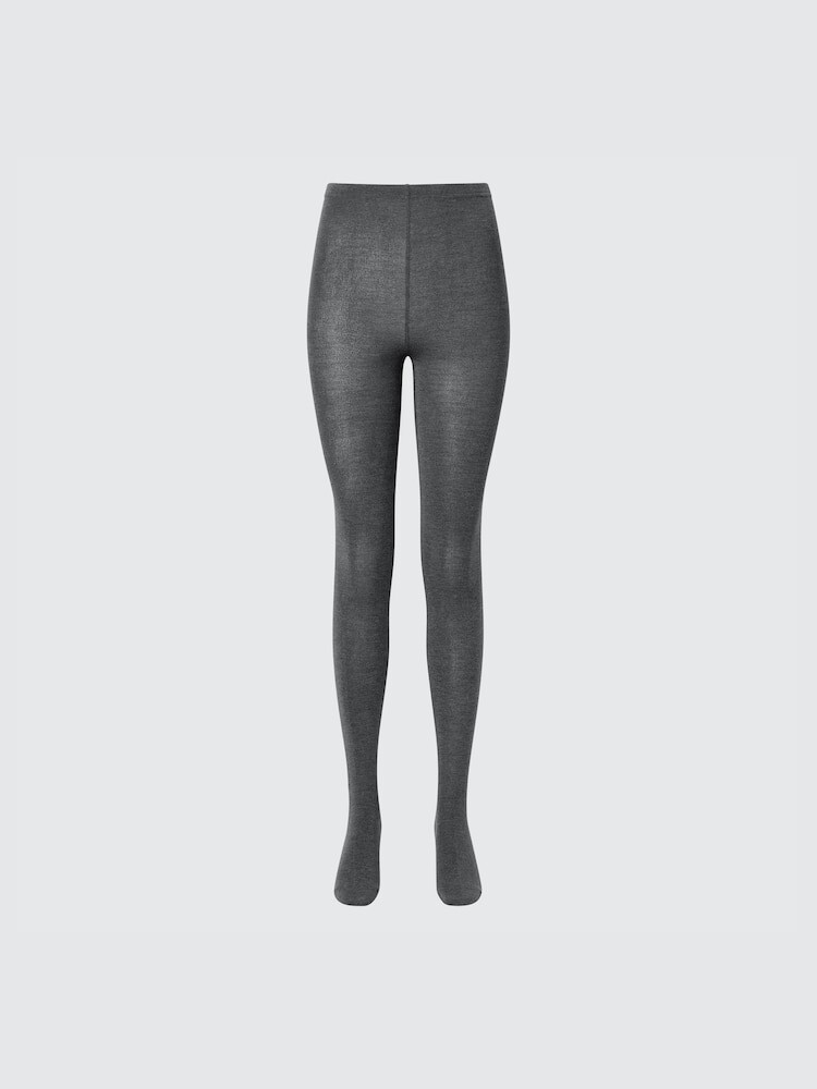 

Трикотажные колготки heattech Uniqlo, цвет 08 серый