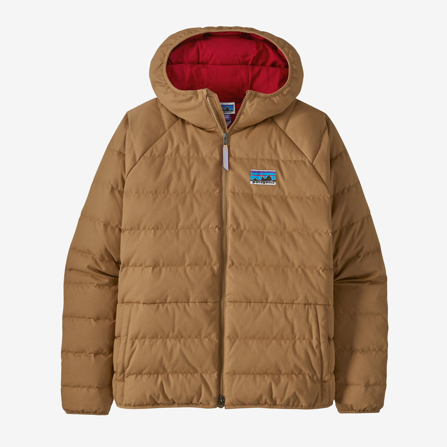 

Хлопковый пуховик Patagonia, коричневый