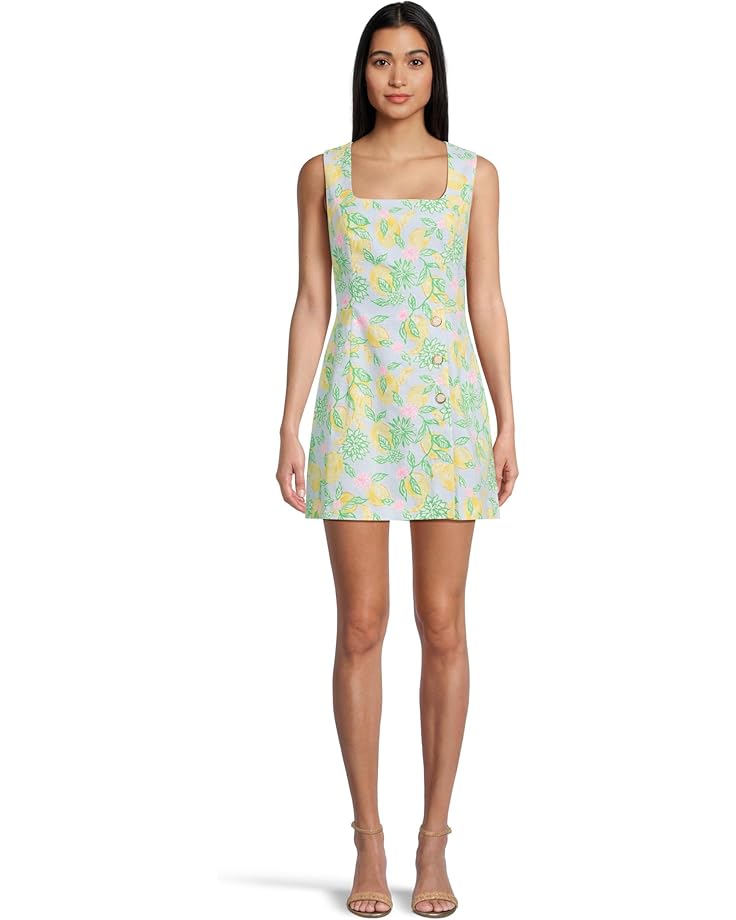 

Комбинезон Lilly Pulitzer Kalinara Skirted Romper, цвет Bluette Make Lemonade