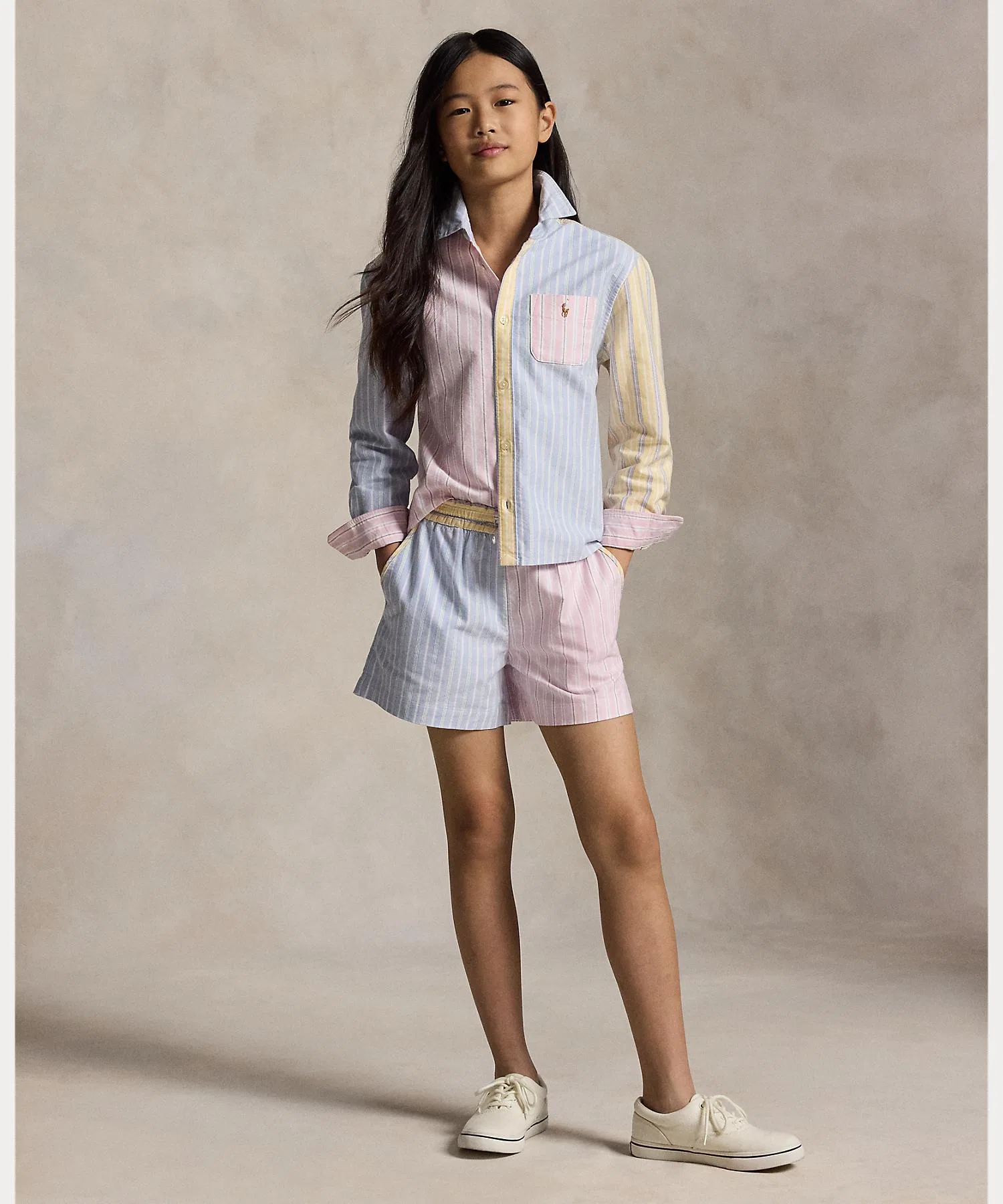 Детские шорты POLO RALPH LAUREN CHILDRENSWEAR из хлопка