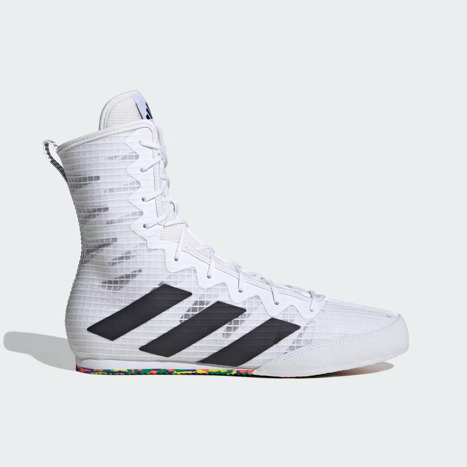 

Кроссовки Box Hog 4 Adidas, цвет Cloud White/Core Black/Cloud White