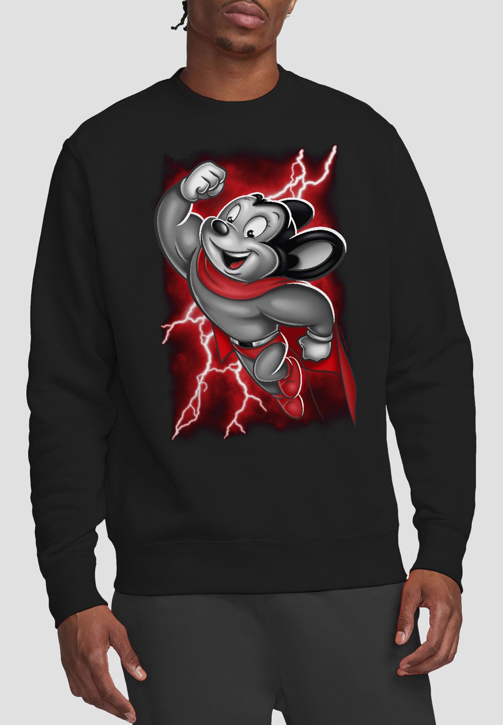 

Толстовка MIGHTY MOUSE STORM Cotton Soul, черный