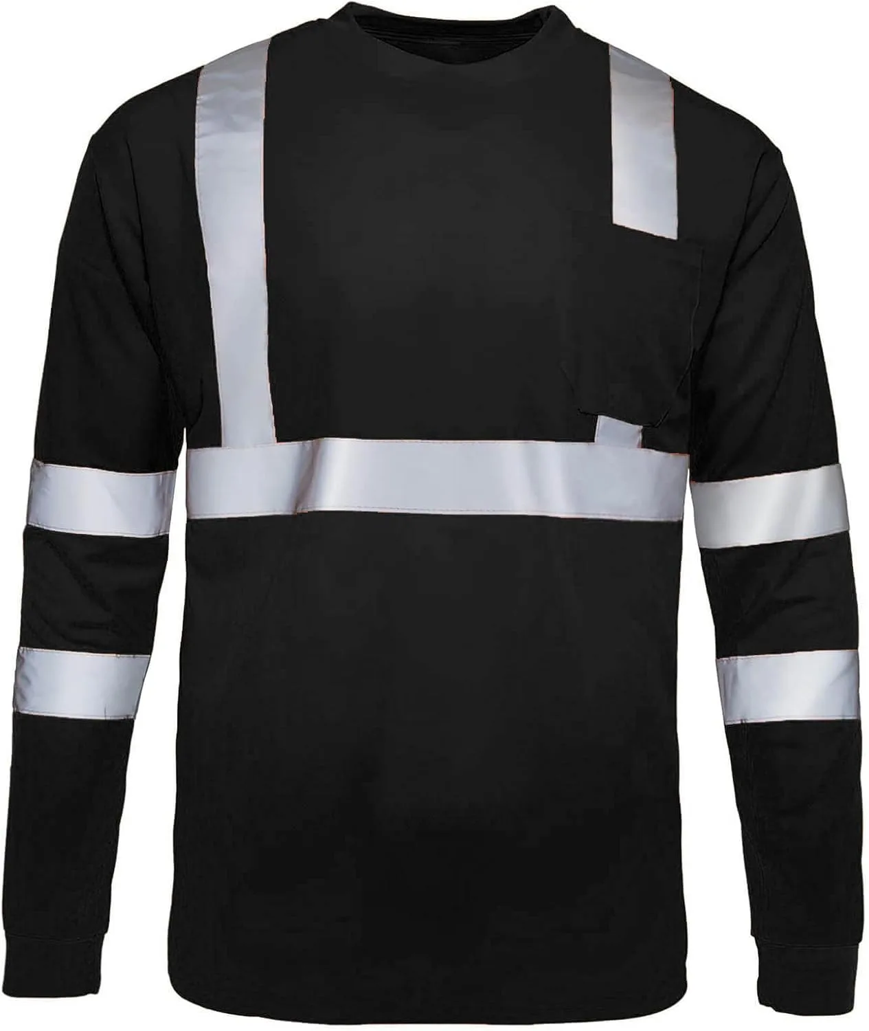 

Мужская футболка Class 3 с длинным рукавом, светоотражающая, дышащая