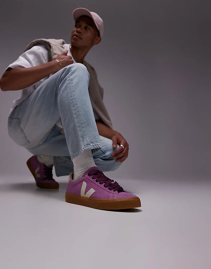 

Кроссовки Campo Bold Suede розового цвета VEJA