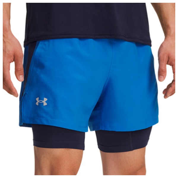 

Короткие шорты для бега Launch 5 дюймов 2-в-1 Under Armour, мультиколор