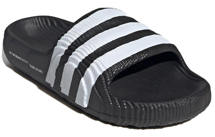 Adidas originals Шлепанцы серии ADILETTE Мужские, Black/White — фото 3