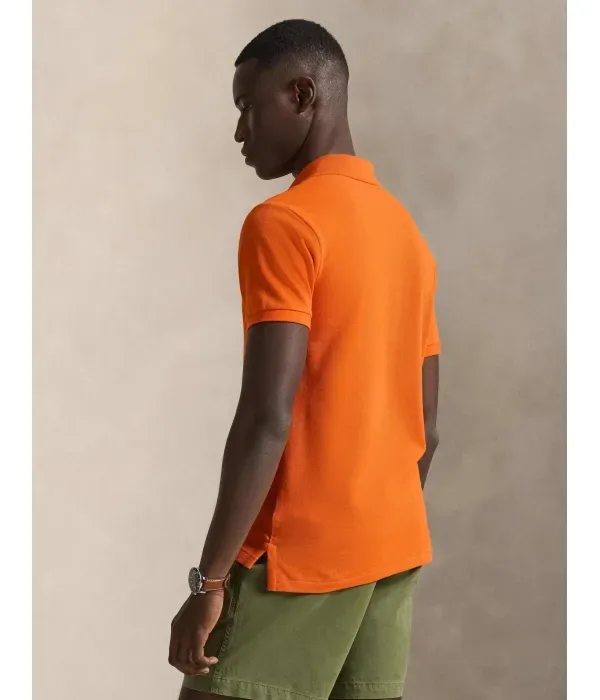 Полюс slim fit Polo Ralph Lauren, оранжевый — фото 3