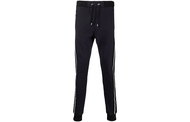 Футболка FW21 Вязаные спортивные брюки мужские черный BALMAIN — фото 2