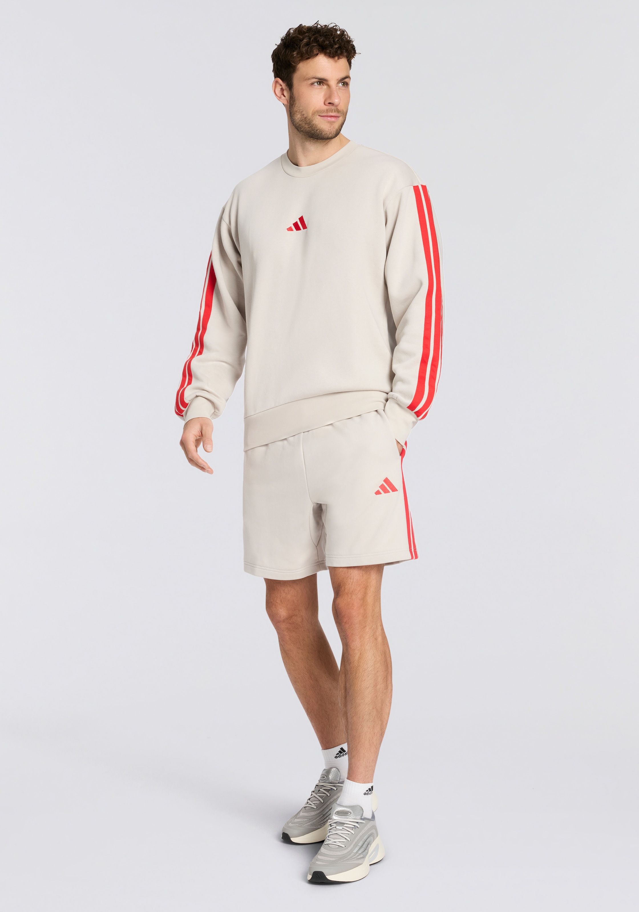 Adidas Sportswear Спортивный свитшот в натуральном белом — фото 4