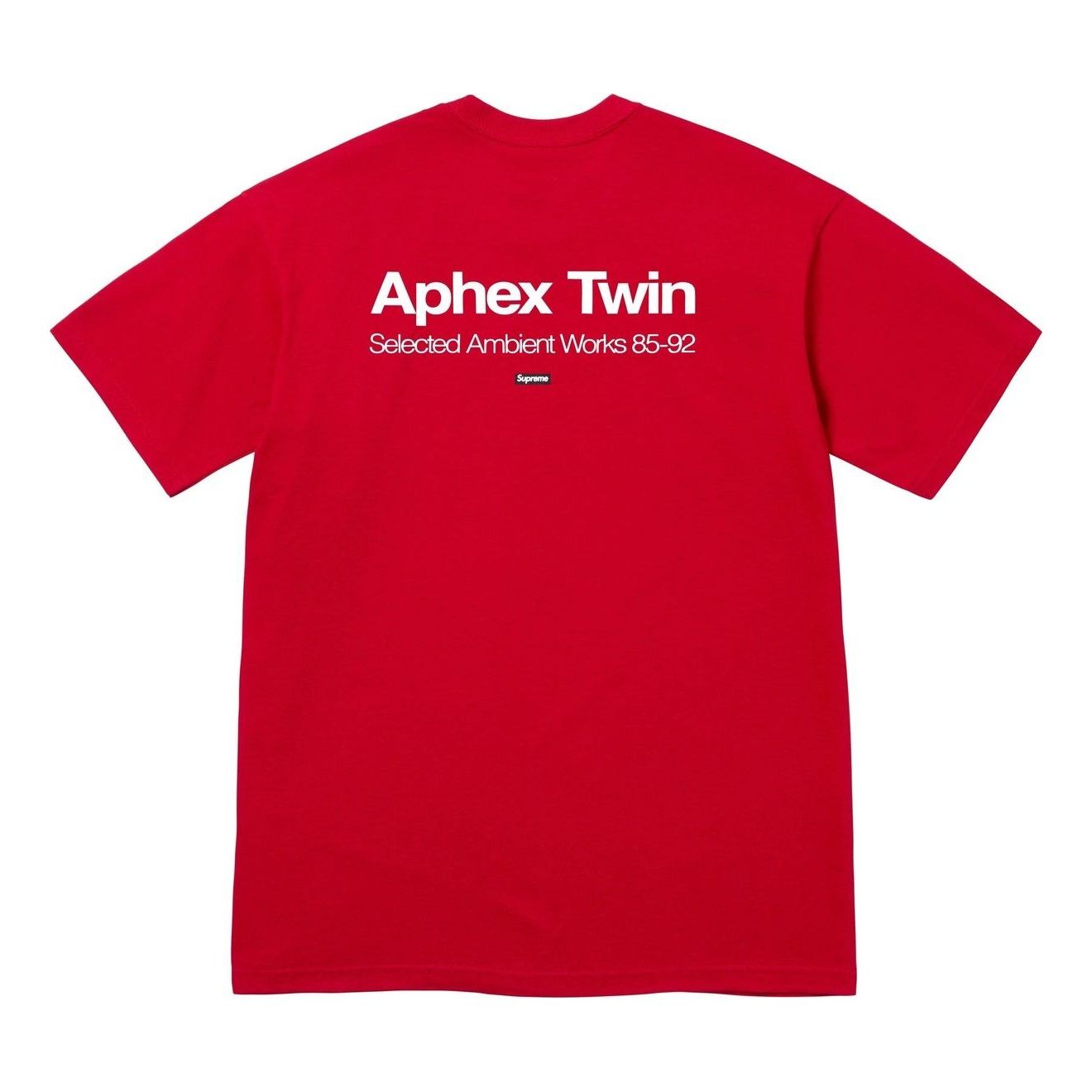 Футболка Supreme x Aphex Twin Ambient Works 'Red' — фото 2