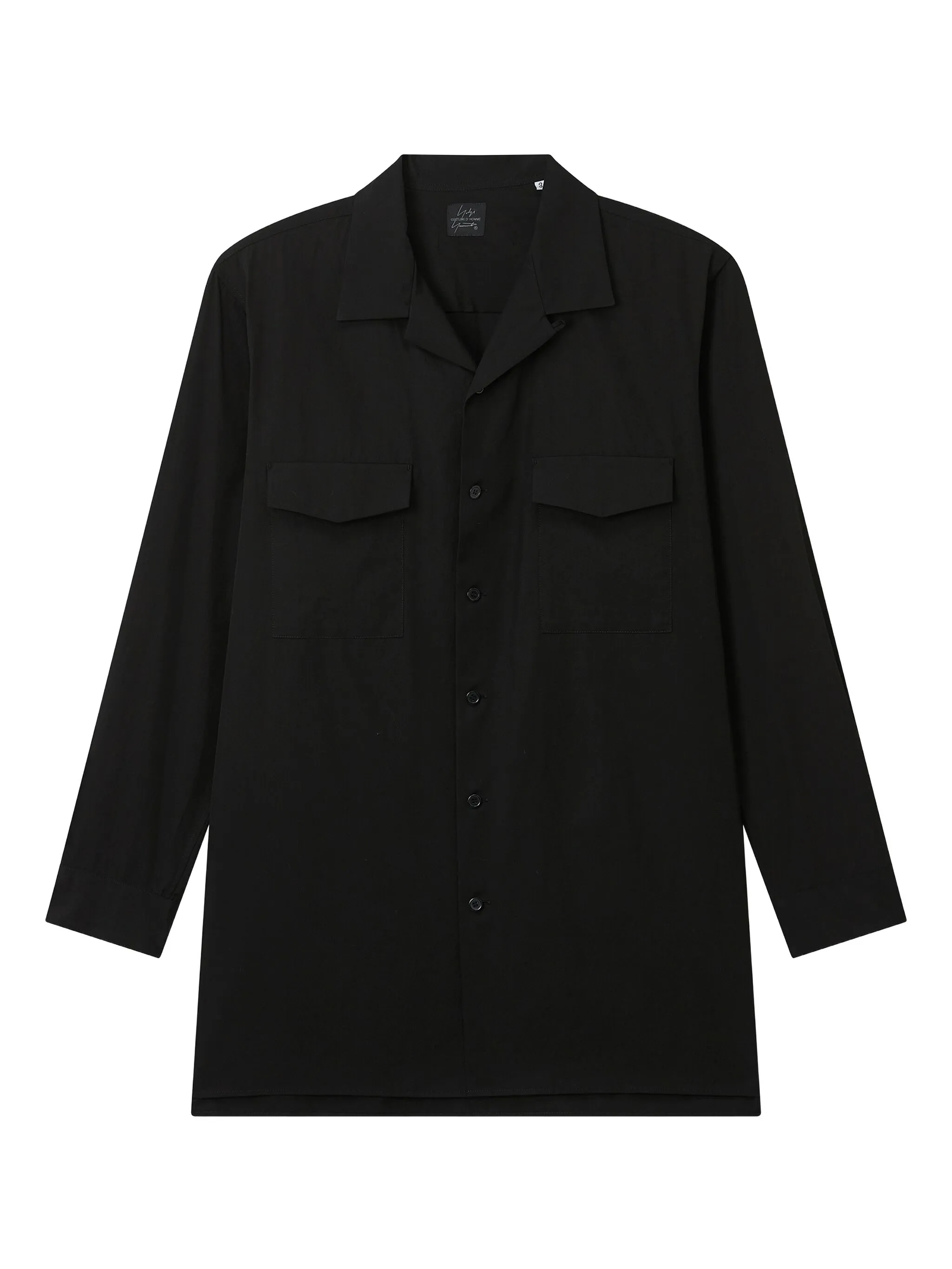 

Рубашка с карманами Yohji Yamamoto, черный