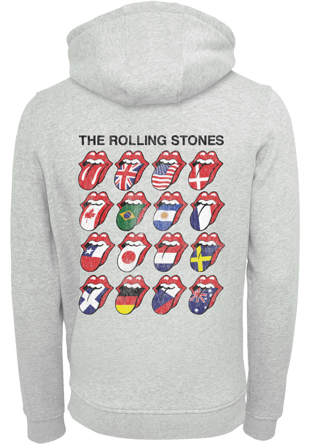 

Пуловер F4NT4STIC Hoodie The Rolling Stones Voodoo Lounge Tongues, цвет grau meliert