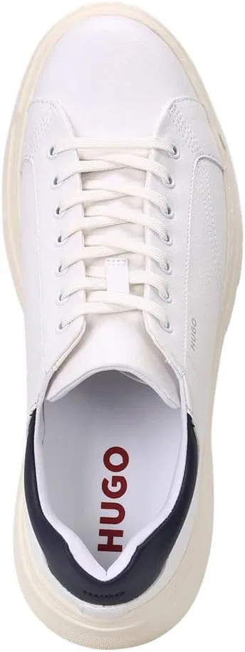 Туфли HUGO Men's Urian_derb_pu Derby, White100 — фото 4