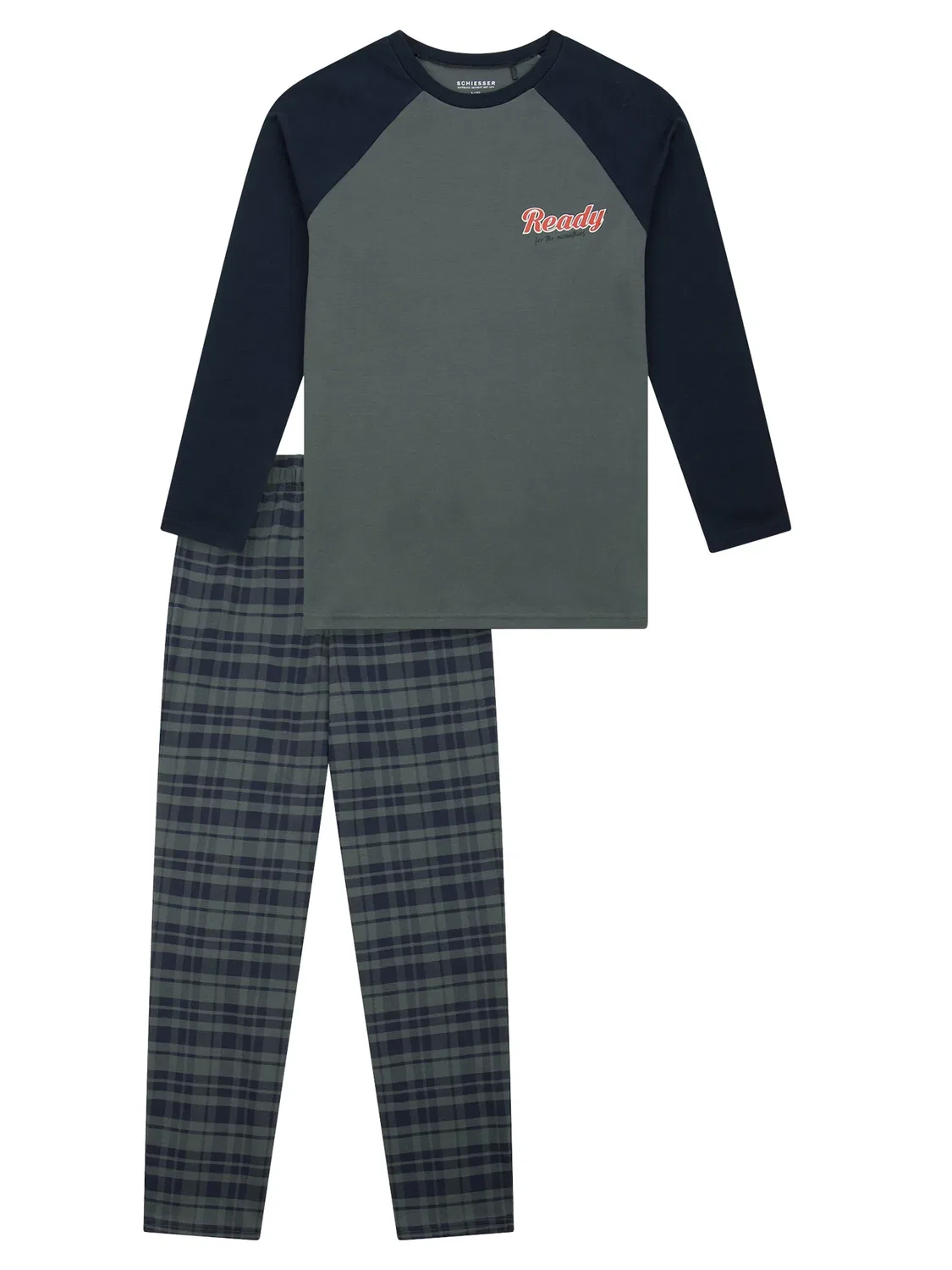 Пижама из серии Teens Nightwear, Schiesser, темно-зеленый