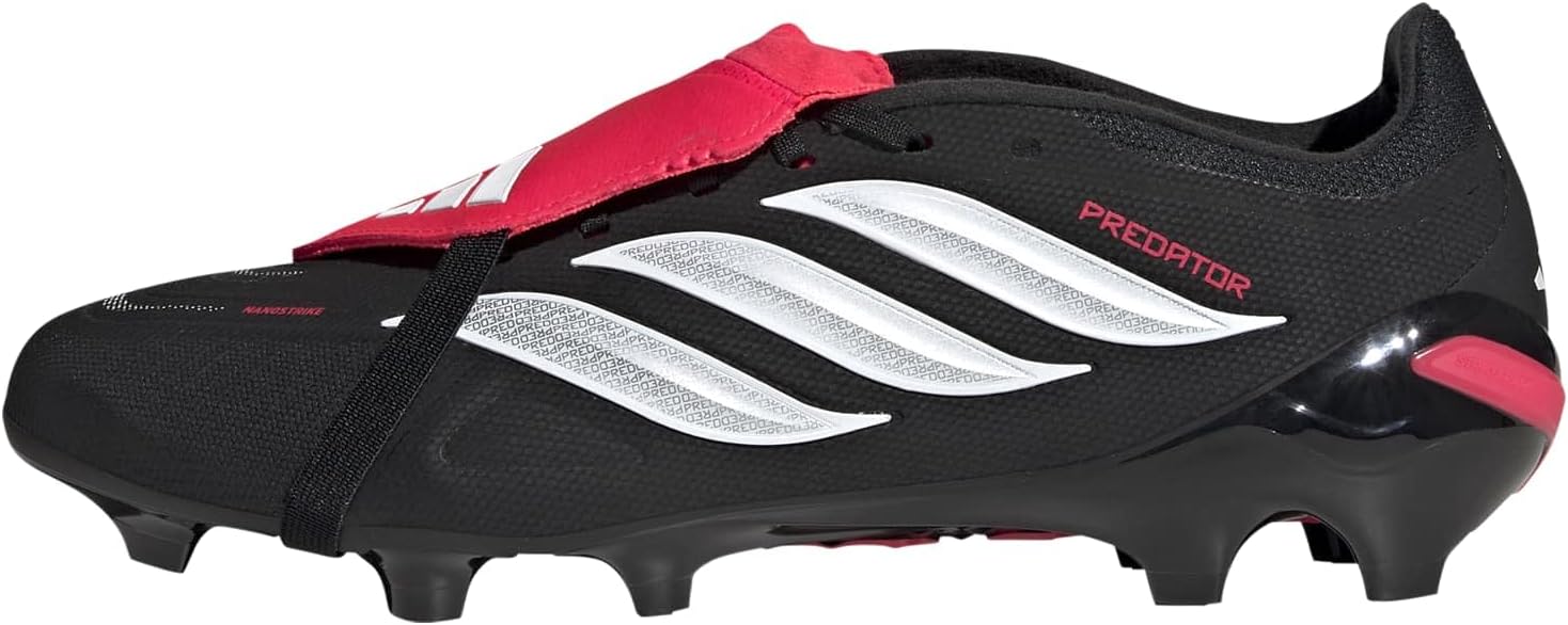 

Футбольные бутсы adidas Unisex League с откидным язычком для твердого грунта, белый/черный/красный/ярко-красный