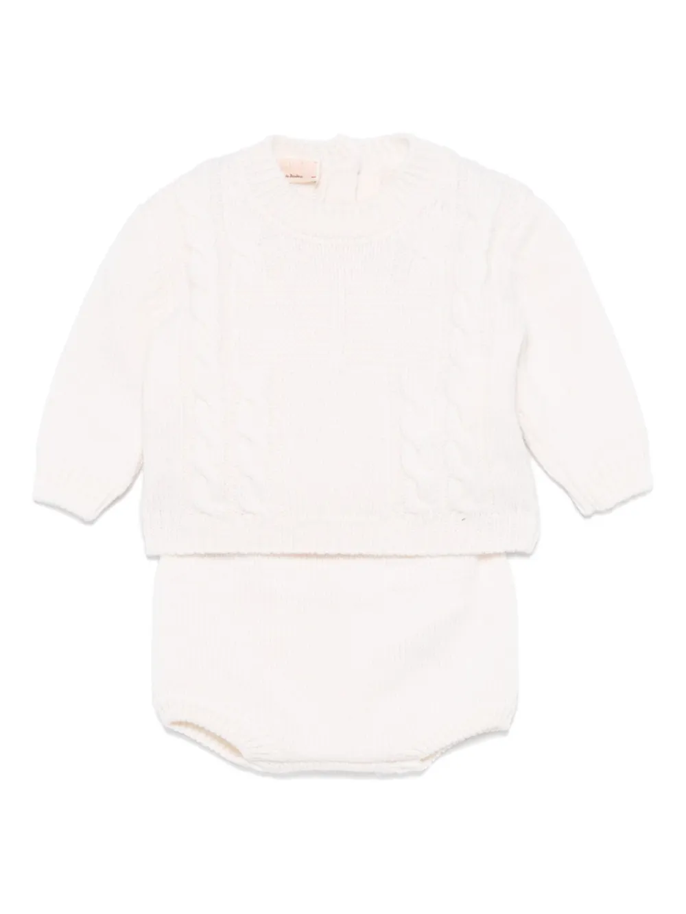 

Комплект из топа и шортов Elisabetta Franchi La Mia Bambina, белый