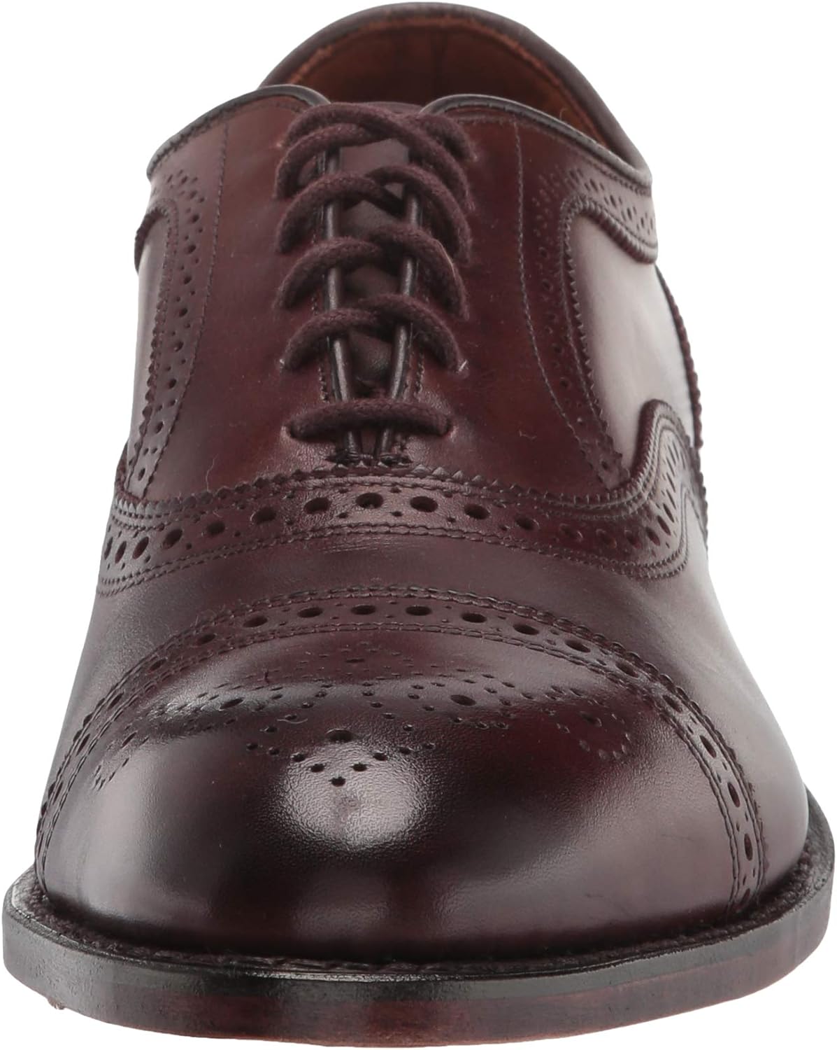 Мужские туфли Allen Edmonds Strand с перфорацией и носком-кепкой, темно-коричневые — фото 2