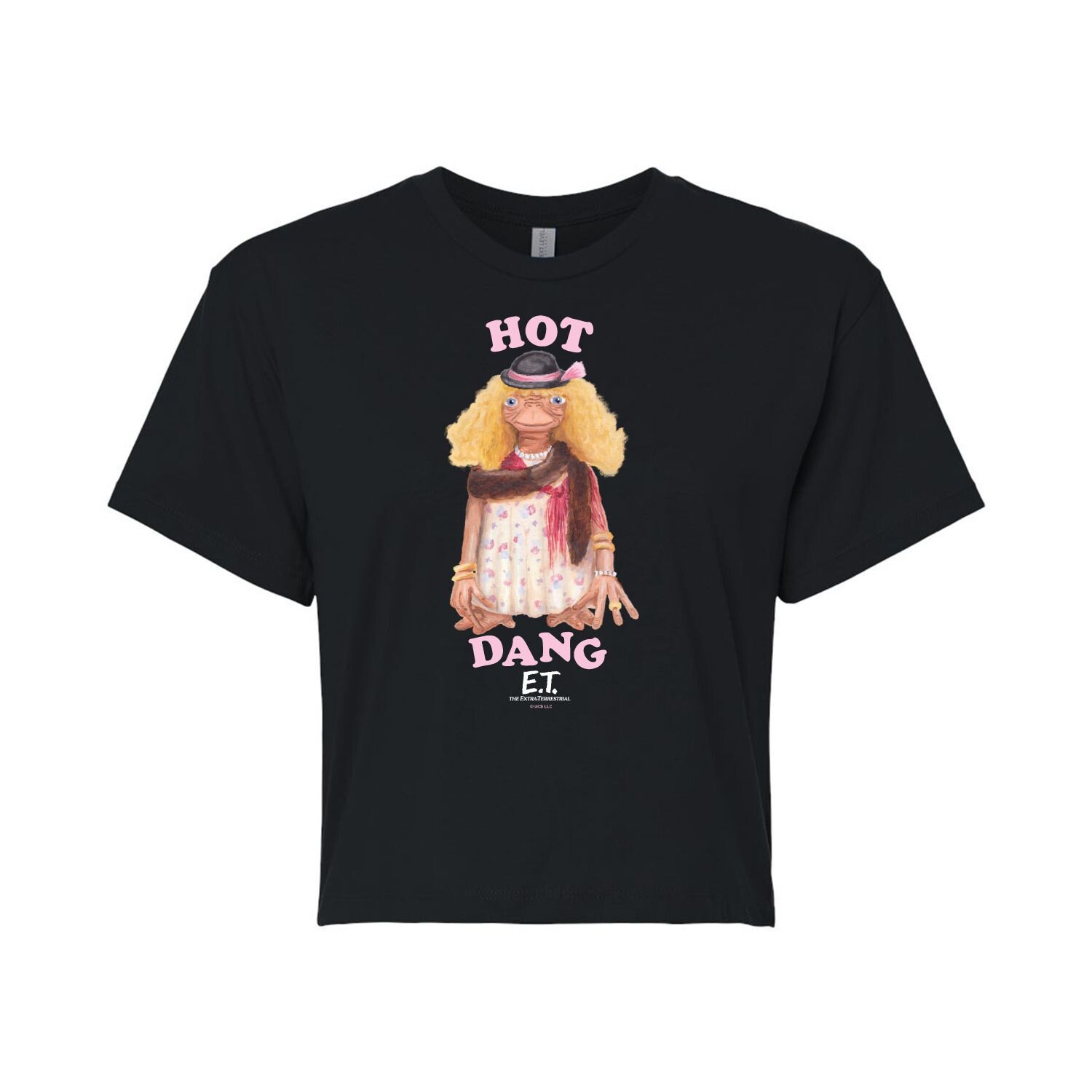 

Юниоры E.T. Укороченная футболка с рисунком Hot Dang Licensed Character