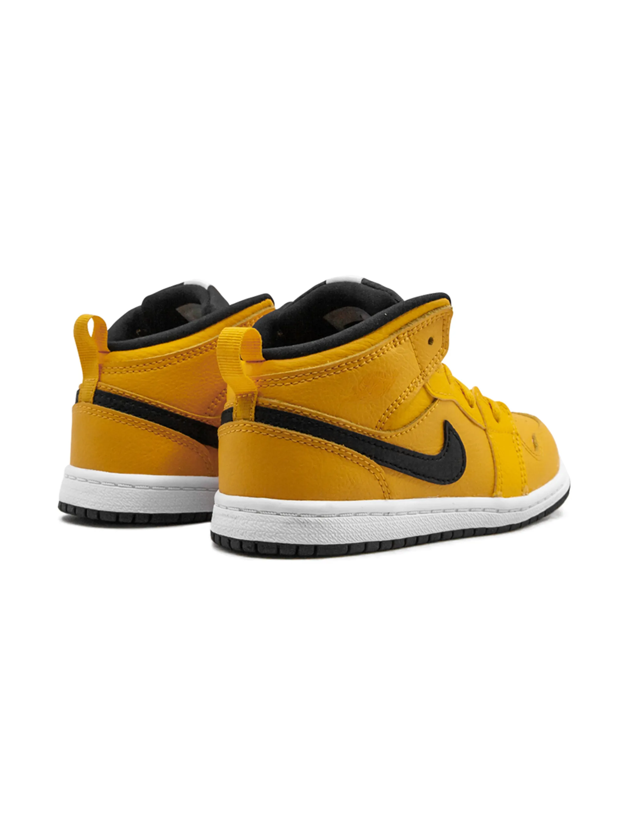 Кроссовки Air Jordan 1 Mid TD Jordan Kids, желтый — фото 3