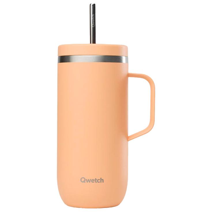 

Кружка холодная 600 мл + матовый пастельно-абрикосовый цвет Qwetch