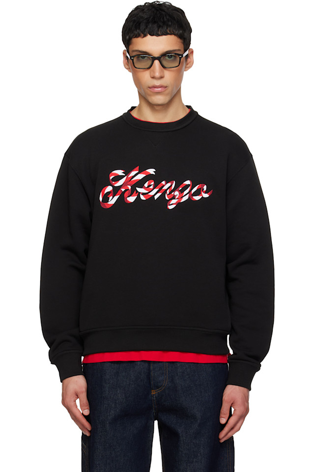 

Вышитая толстовка Kenzo Paris 'Kenzo Winter Holidays', черный