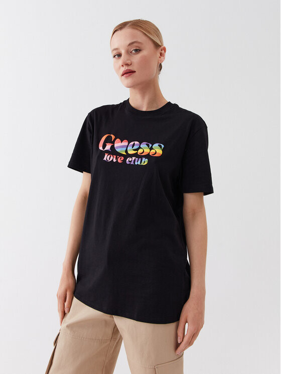 

Футболка стандартного кроя Guess, черный